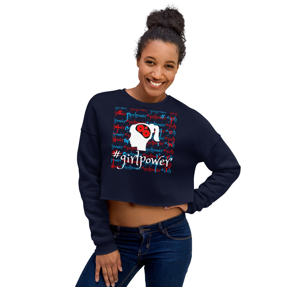 girlpower-girls-crop-shirt-wickedyo-womens-cropped-sweatshirt-navy 1